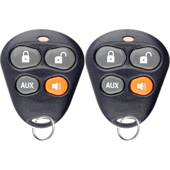 Keyless Entry Remote Starter Car Key Fob Alarm for Aftermarket Automate EZSDEI474V 474V (Pack of 2)