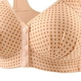 thumbnail image 5 of OVAFBAU Bras for Women Supportive Seamless Push Up Bra T-Shirt Bra Plus Size Wireless Bra Front Closure Fixed Cup Push Up Shaping Tank Women Underwears, 5 of 5