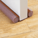 thumbnail image 3 of USUKUE Tope para puerta doble, tira de sellado inferior para debajo de la puerta, bloqueador de ruido para aislamiento de puertas e insonorización, 42 pulgadas de longitud ajustable, adecuado para puertas interiores con espacio de menos de 2 pulgadas Zhivalor Cerraduras, 3 of 5