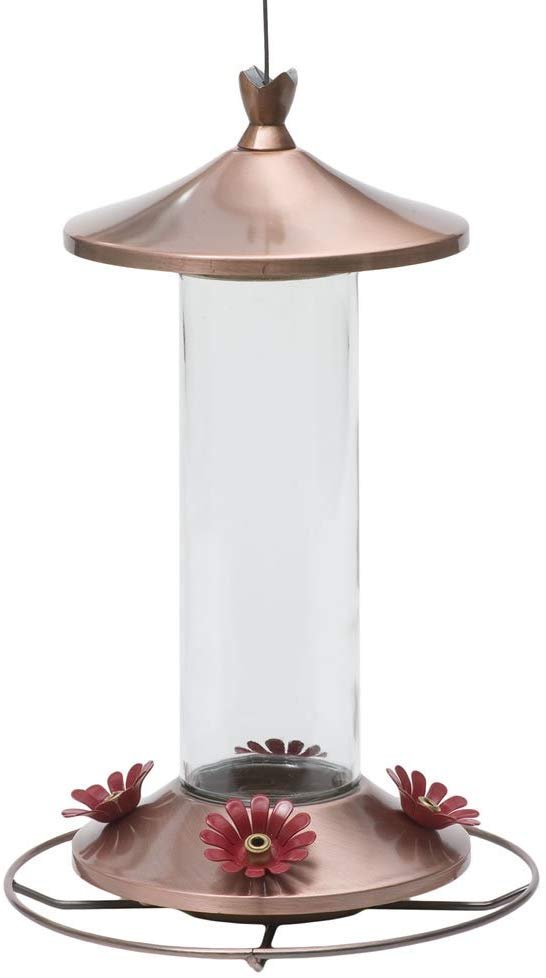 PerkyPet 710B Elegant Glass Hummingbird Feeder