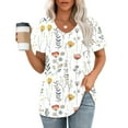 thumbnail image 2 of Women Blouses and Tops Fashion for Party Tee Shirts Womens Loose Fit Generic Womens Tops, 2 of 4