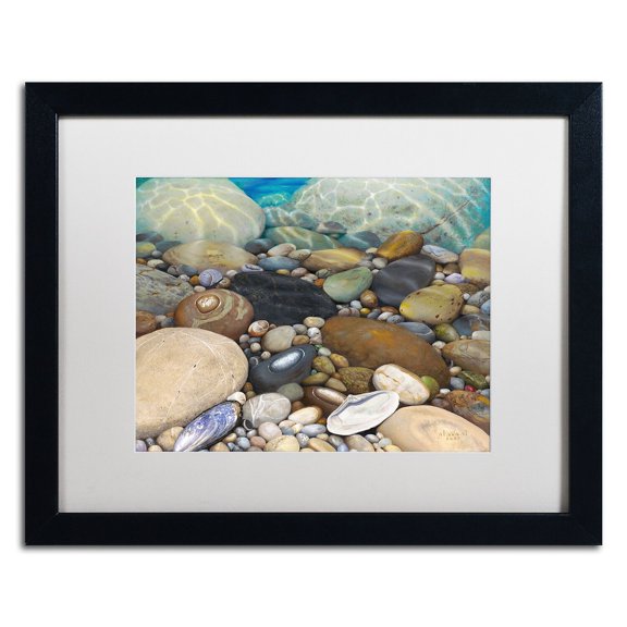 Stephen Stavast 'Shoreline Treasures' Matted Framed Art