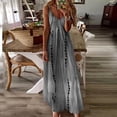 thumbnail image 2 of Vestido largo HUOGUO Fashion para mujer, verano, cuello en V, 2 of 4