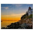 thumbnail image 1 of Lighthouse Photo Ceramic Tile Mural Kitchen Backsplash Bathroom Shower, 405443-S, 1 of 3