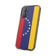 thumbnail image 2 of Clear Hybrid Shockproof Case for Apple iPhone 16 PLUS - Venezuelan Flag with Stars Design, 2 of 5