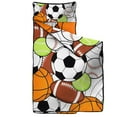 thumbnail image 2 of Baseball Football Pattern Toddler Nap Mats for Kids Preschool,Sleeping Mat Bag or Kids,Toddler Sleeping Bag,Toddler Nap Mat or Daycare, 2 of 6