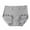 Dark Gray, variant on ShomPort Cotton Underwear for Women Comfortable Full Coverage Panties High Waist Lace Trim Cute Briefs