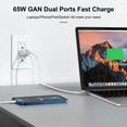 thumbnail image 4 of 65W USB C PD Outlet Fast Charging for Laptop,Nineleaf 3PK GaN Type C Outlet,15 Amp Tamper Resistant Receptacle Plug,Electrical USB Socket Charge for Mac Air,iPhone 15,Android,UL Listed, 4 of 4