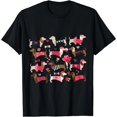 thumbnail image 1 of Playera para Mujer de Dálmata con Vestido y Corazones para San Valentín, 1 of 7