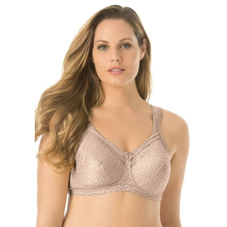 Plus Size 18 Hour Wireless Comfort Lace Bra By Playtex