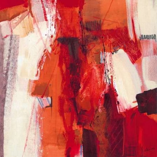 Rosso Astratto Canv