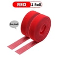 thumbnail image 1 of 5m/roll Cable Ties Reusable Loop Bundle Self Adhesive Fastener DIY Accessories Nylon Strap Organizer Clip Wire Holder Management Red x 2 rolls Width 20mm, 1 of 5