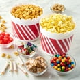 thumbnail image 4 of Holiday Time 2PC Popcorn Bowl Set, Candy Cane Swirl, Red and White, 4 of 9