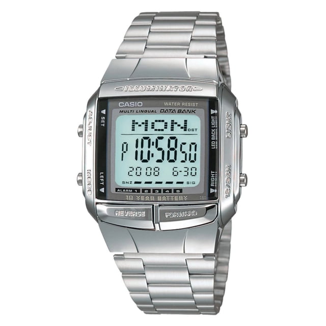 Reloj Casio Digital 10Y Data Bank Caballero DB-360-1A Casio Casio DB-360-1A