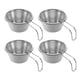 thumbnail image 4 of 4 mini vasos de agua portátiles de acero inoxidable para acampar al aire libre y viajar Mini vasos reutilizables Suministros prácticos para beber, 4 of 8