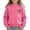 Hot Pink, variant on Shadoumai Girls Oversized Crewneck Sweatshirt Kids Pullover Sweater Cute Sweatshirts for Girls Lined Sweatshirt