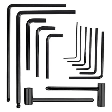 

13Pcs L Shaped Hex Hexagon Key Wrench Guitar Neck Truss Rod for Beginners
