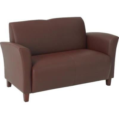 Breeze Loveseat - OSP Furniture Breeze - Wine Eco Leather Loveseat