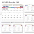 thumbnail image 4 of Tumotour Bloc de Calendrier Robuste à Double Bobine 2025.7 - 2026.12, 4 of 9