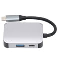 thumbnail image 3 of Adaptador 3 En 1 Tipo C, Salida De Calor Rápido Adaptador Pequeño Y Portátil De Carga Rápida Tipo C A Compatible Con HDMI Para Teclado, Mouse, Unidad Flash, 3 of 7