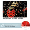 thumbnail image 2 of Ladybird Soft Polyester Non-Slip Machine Washable Floor Carpet Door Mat Office Rugs, 2 of 6