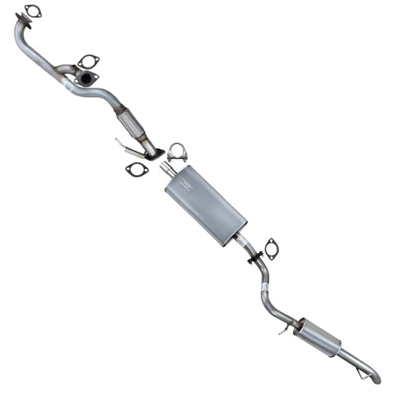 Northeastern Exhaust Flex Y-Pipe, Muffler & Tail Pipe Kit Fits 2005-2007 Mercury Mariner 3.0L - Direct Fit | Stainless Steel Exhaust System