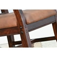 thumbnail image 2 of Sunny Designs Sedona Upholstered Dining Bench, Oak Finish, 2 of 6