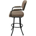 thumbnail image 2 of Swivel Metal Bar Stool 30" - M-110 -  Watusi Madder - Grey, 2 of 2