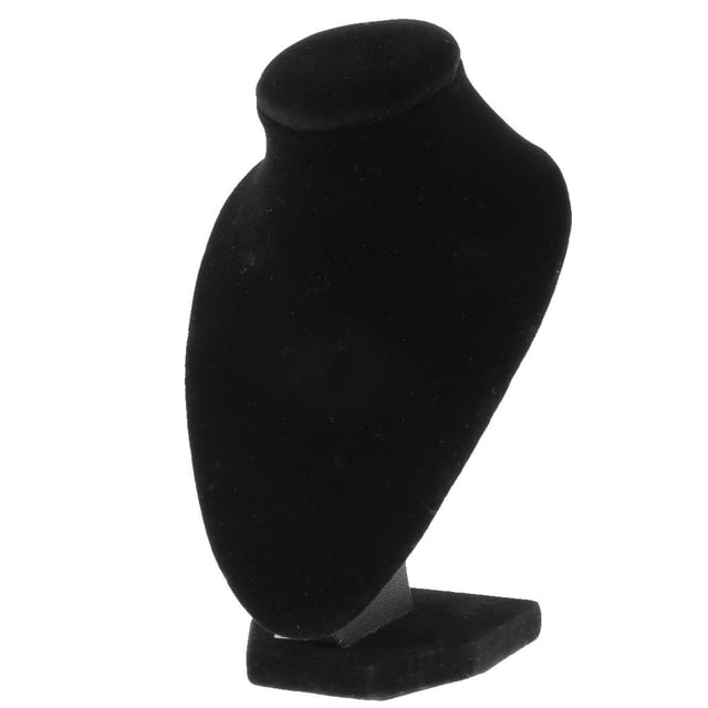 Pendentif Collier en Velours Noir Présentoir Buste Mannequin Support Support Rack 16*10cm 15x9x6cm