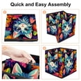 thumbnail image 4 of Cat Foldable Cube Organizer with Handle, 10.8"x10.5"x10.6", Large Capacity Storage Bins Organizer Bins Toy Box, 4 of 6