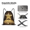 thumbnail image 4 of Balery Golden Glitter And Light Pattern Drawstring Backpack Bag Sport Gym Sackpack Cinch Bags Pattern Drawstring Backpack Bag Sport Gym Sackpack Cinch Bags -Small, 4 of 6
