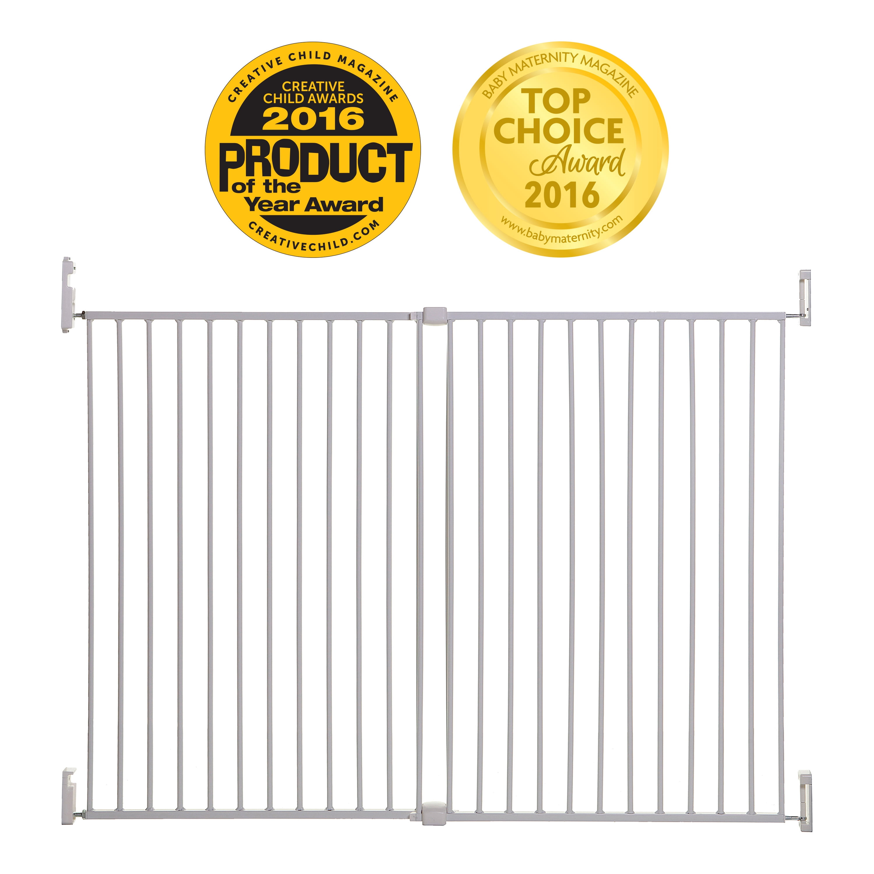 Broadway Extra Wide and Tall Expandable Gate W/ Track It Technology
