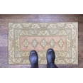 thumbnail image 5 of Non Slip Rug, Oriental Rugs, Non-Slip Carpet Rugs, Soft Rug, Turkish Rug, Yellow Rugs, Entry Rugs, Antique Style Rug, Housewarming Gift Rug, 2.3'x3.3' - 70x110 cm, 5 of 8