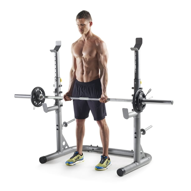 Gold's Gym XRS 20 Olympic Power Squat Lifting Weight Workout Rack