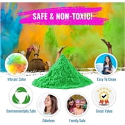 Color Powder Green - 25 Pounds - Ideal for Fun Runs, Holi Festivals, Color Wars, and More!