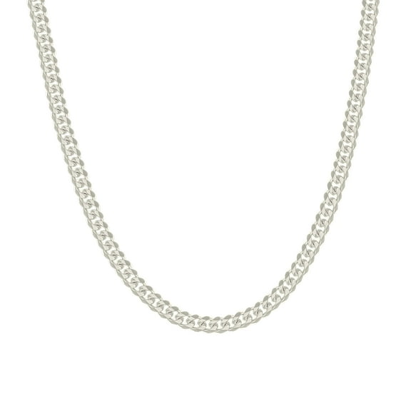 Auriga 925 Sterling Silver 5mm Solid Miami Cuban Chain Bracelet 7