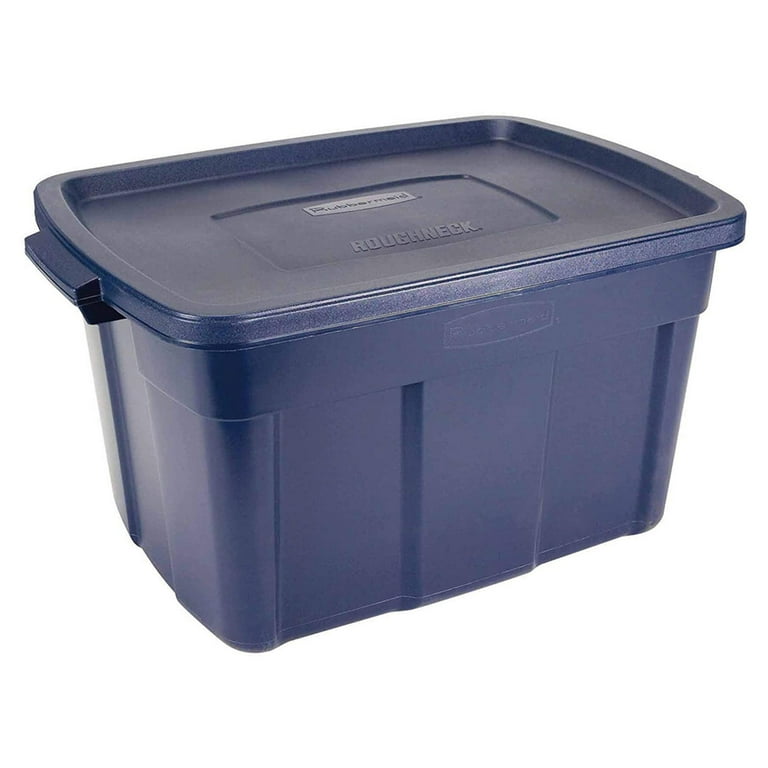 Rubbermaid Large Roughneck Storage Tubs, 25 Gal. Container with