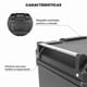 thumbnail image 5 of Caja portaequipaje para Moto Kinlley Universal 47L Negro, 5 of 7
