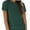 Dark Green, variant on Womens Loose Fit Tshirts Short Sleeve Summer Tops Casual Workout Yoga Tunic T Shirts Tops