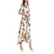 thumbnail image 3 of SAYOO Vestido bohemio femenino, estampado de flores de verano con cuello en V corto / media manga de una pieza para damas, S / M / L / XL / XXL SAYOO  moda, 3 of 5