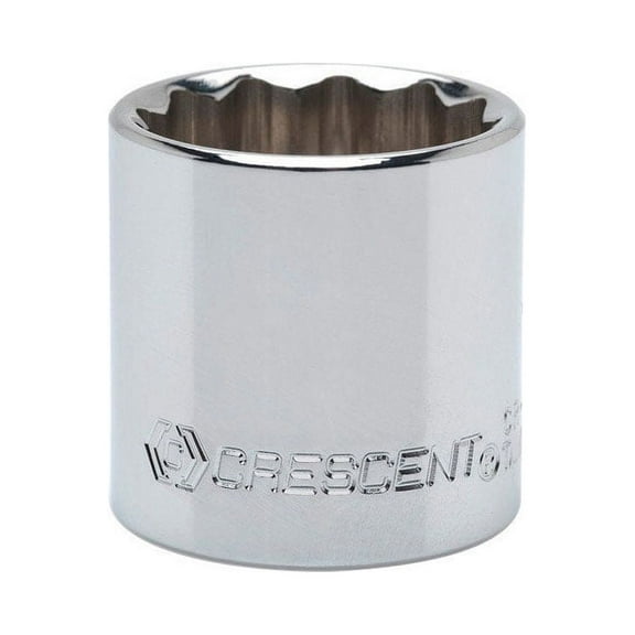 Crescent 3/4" Drive 1" Socket 12 Point Fully Polished