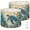 Color 1, variant on Coastal Drum Lampshades 13"x13"x10" Blue Underwater Nautical Seashells Coral Light Shade for Table Lamps Floor Lamp Shades Replacement Assembly Required