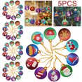 thumbnail image 1 of 50 Uds Kits Llavero Diamantes Navidad Bonitos 5D DIY Coloridos Cgtredaw, 1 of 4