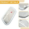 thumbnail image 3 of Tapa de la puerta del tanque de combustible para Volvo XC40 2019-2025, cubierta del tapón de combustible, tipo adhesivo, tono plateado de cromo, ABS, 3 of 6