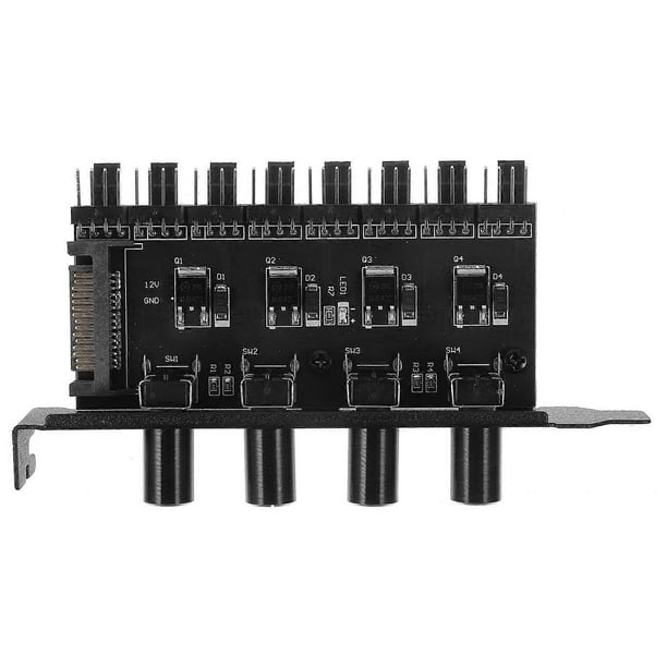 Pc Fan Accessory Airflow Control for Gaming Community Multifunctional Design PCB 1Pcs