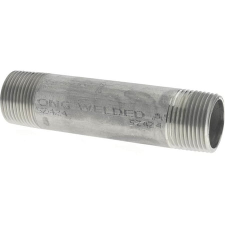 UPC 671404027216 product image for 3/4 In. X 4 In. 304 Stainless Steel Pipe Nipple - 16168 PSI - Sch. 40 - Domestic | upcitemdb.com