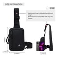 thumbnail image 7 of Small Crossbody Bag for Men Women Mini Sling Bag Travel Running Phone Daypack Cross Body Shoulder Bags with Keyholder, 7 of 7