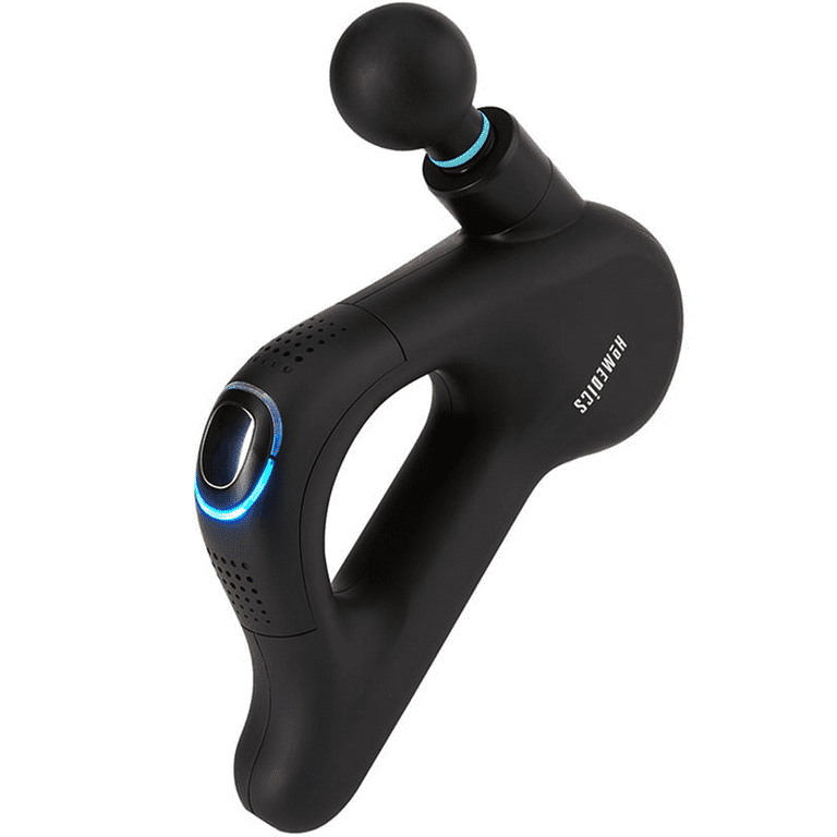 Homedics Active Fit Compact Percussion Body Massage Gun with Soothing Heat, Cordless, Deep-Tissue Massage, Black