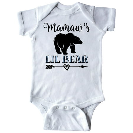 

Inktastic Mamaw Grandma Lil Bear Grandson Gift Gift Baby Boy Bodysuit