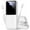 A: 15000mAh snowy, variant on CEWIIAOA Portable Charger Power Bank - 15000mAh Battery Pack Portable Phone Charger with Built in Cable 22.5W Fast Charging Powerbank Compatible with iPhone Android Samsung Phone, Lavender
